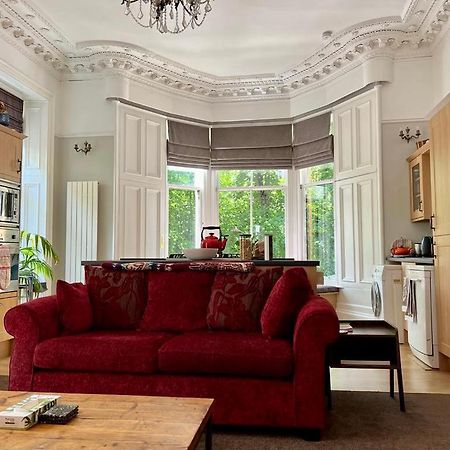 Beautiful Double Room In Idyllic West End Townhouse Glasgow Bagian luar foto