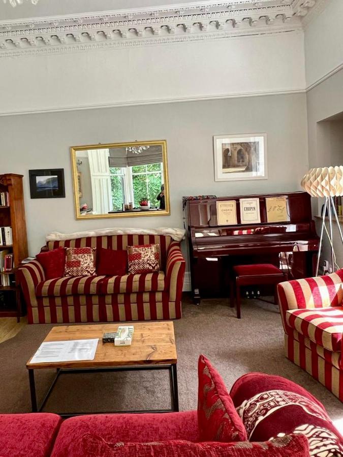 Beautiful Double Room In Idyllic West End Townhouse Glasgow Bagian luar foto